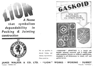 Jointing: James Walker.Packing & Jointing GASKOID Flexible Jointing