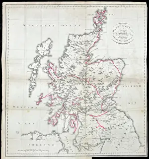 Geological: Jameson's outline map of ScotlandÂ (1800)