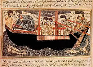 Robed: Jami al-Tawarikh, Noah and His Sons, 1314