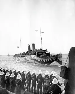 Haig: Jan Breydel arriving at Dover with Haig and others
