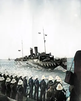 Haig: Jan Breydel arriving at Dover with Haig and others