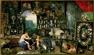 Telescope: Jan Brueghel the Elder (1568-1625) and P.P. Rubens (1577-164