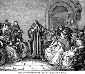 Huss: Jan Hus - theology - statue - historical
