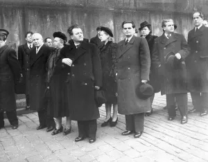 Gottwald: Jan Masaryk - funeral