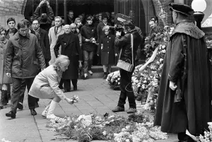 Palach: Jan Palach - coffin - funeral - last respects