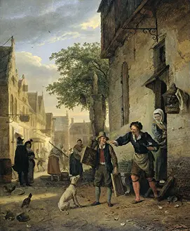 Errand: Jan Steen Sends his Son to the Streets to Exchange Paintings