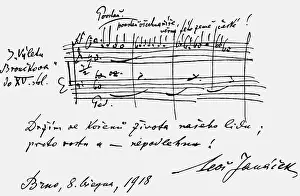 Compositions: Janacek, Leos, 3.7.1854 - 12.8.1928, Czech musician