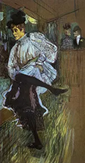 Avril: Jane Avril Dancing, by Toulouse-Lautrec