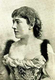 Neckline: Jane Harding, French actress