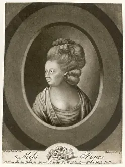 1742: JANE POPE MEZZOTINT
