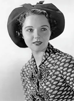 Headwear: Jane Wyatt with hat, 1936