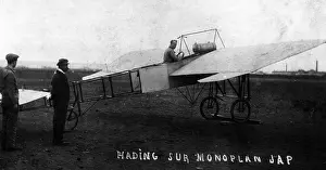 Mono: J.A.P monoplane flown by H.J. Harding