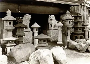 Handwerk: Japan in the 1920th - Stone Cutter