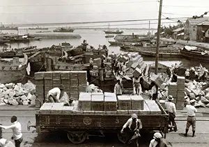Verkehr: Japan in the 1920th - Yokohama