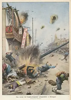 Bombards: JAPAN BOMBARDS SHANGHAI