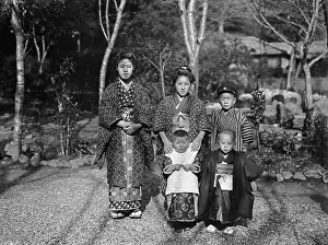 Bevlkerung: Japan - Children around 1912