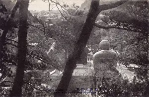 Kamakura: Japan - Great statue - Buddha Daibutsu, Kamakura - rear view