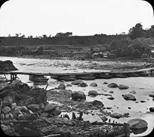 Flimsy: Japan - Pontoon Bridge across a River