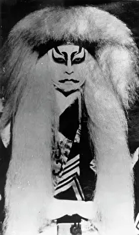 Mumming: Japanese actor in his mask
