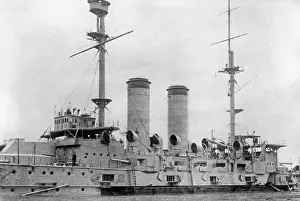 Mikasa: The Japanese battleship Mikasa, 1920s