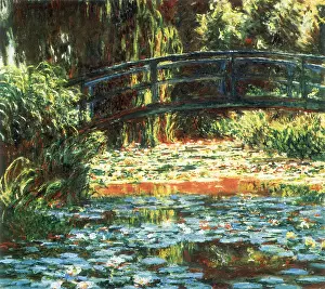 Giverny: Japanese Bridge at Giverny, by Monet