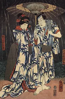 Ukiyo: Japanese coupl 1852e