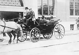Negotiation: The Japanese delegation on its way to the peace