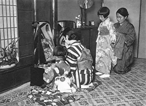 Influences: Japanese family getting dressed