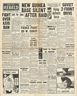 Mcleod: Japanese Forces attack Borneo, New Guinea and Solomons