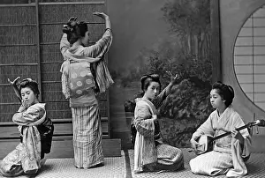 Geisha: Japanese geishas, 1910's