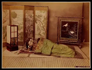 Two Japanese Girls Sleeping
