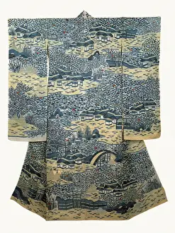 1750s: Japanese Katabira Robe