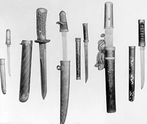 Knives: Japanese knife, 1911