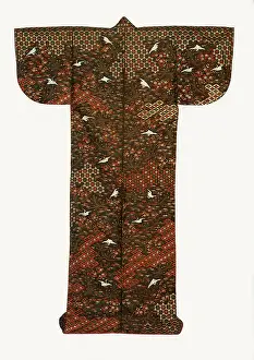 1750s: Japanese Koshimaki Robe