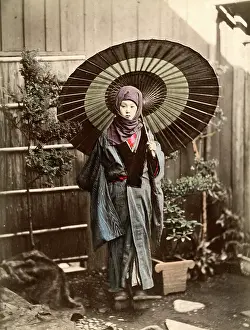 Warmth: Japanese lady
