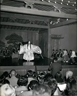 Subtle: Japanese Noh dancer and audience
