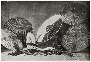 Craftsmanship: Japanese Parasol Maker 1894
