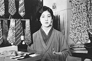 Ties: A Japanese sales assistant