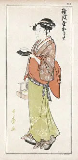 Utamaro: JAPANESE SERVANT WOMAN