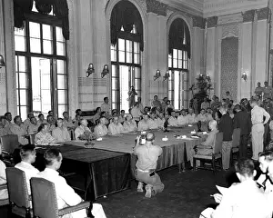 Rule: Japanese signing the surrender terms in Korea