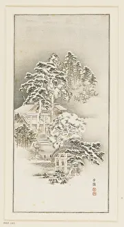 Sumiyoshi: Japanese snow scene