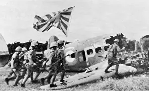 Malayan: Japanese storm Malayan airfield