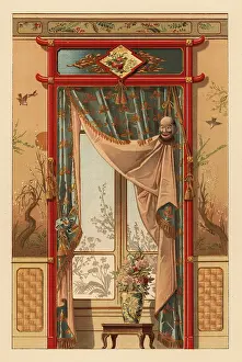 Sicard: Japanese-style wall hanging, circa 1900