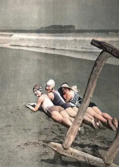 Swimmers: Three Japanese swimmers