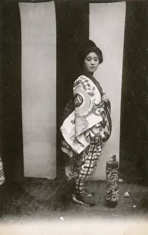 Legging: Japanese theatrical performer