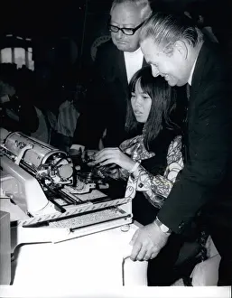Complicated: Japanese typewriter in Olympic Press Centre, Munich