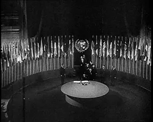 Stepping: Japanese United Nations Delegates Stepping