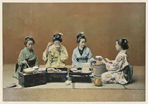 Chopsticks: Japanese Women at Table