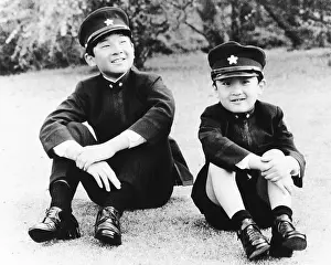 Freshman: Japan's Prince Hiro (left) and Prince Aya where
