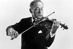 Jascha Heifetz, ca. 1970s?